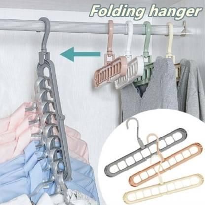 Adjustable & Folding Folding Clothes Hanger
