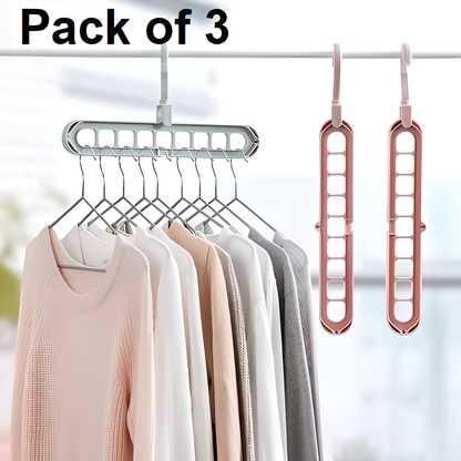Adjustable & Folding Folding Clothes Hanger